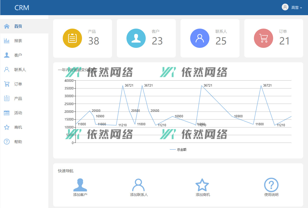 客户关系管理系统